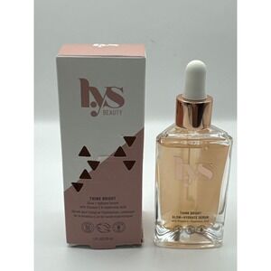 HYS Beauty Think Bright Glow Hydrate Serum‎ Vitamin C & Hyaluronic Acid 1 fl oz
